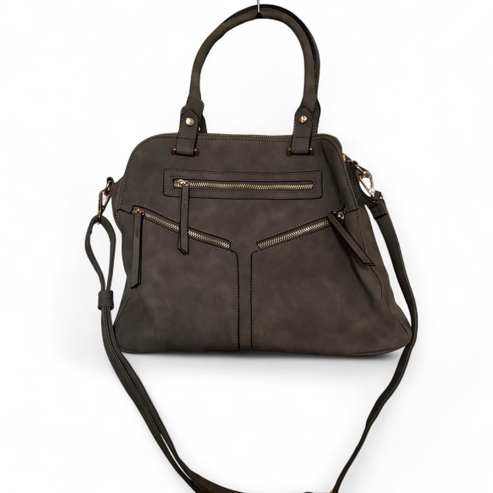 Elegant Gray Handbag